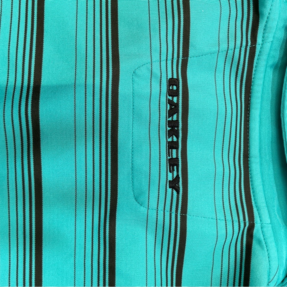 Oakley Teal and Black Polo - Picture 3 of 3